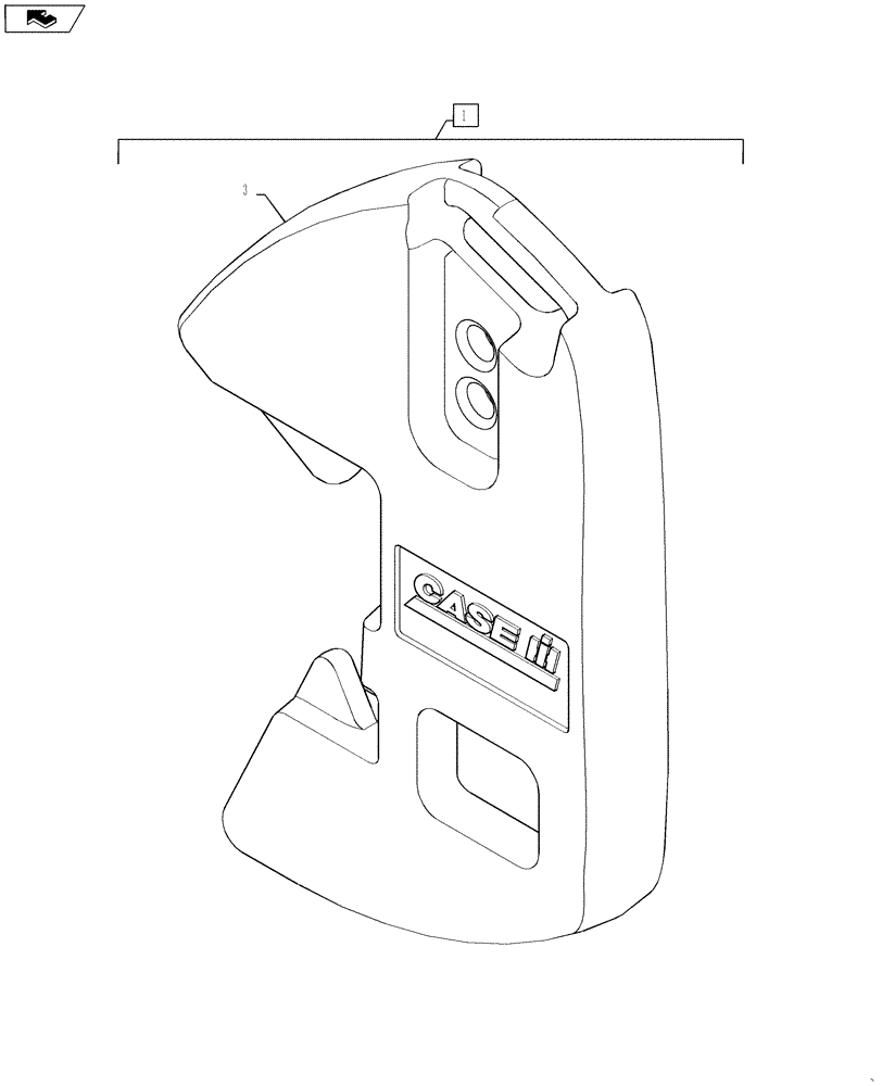 Схема запчастей Case IH STEIGER 450 - (88.044.03) - DIA KIT, ADDITIONAL PRODUCTS - SUITCASE WEIGHT (88) - ACCESSORIES
