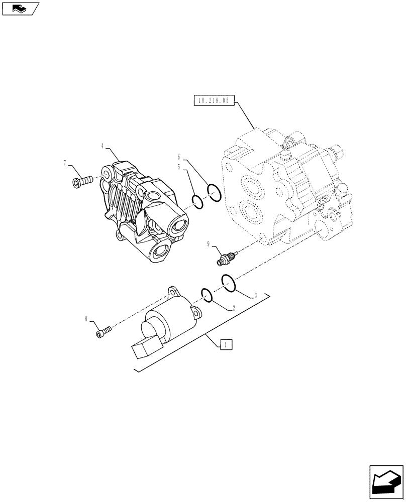 Схема запчастей Case IH PUMA 130 - (10.218.06) - INJECTION PUMP - COMPONENTS (10) - ENGINE