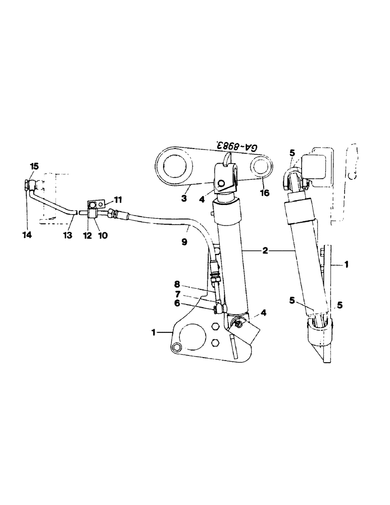 Схема запчастей Case IH 844 - (2I07) - QUICK COUPLING, SELF SEALING COUPLING (07) - HYDRAULICS