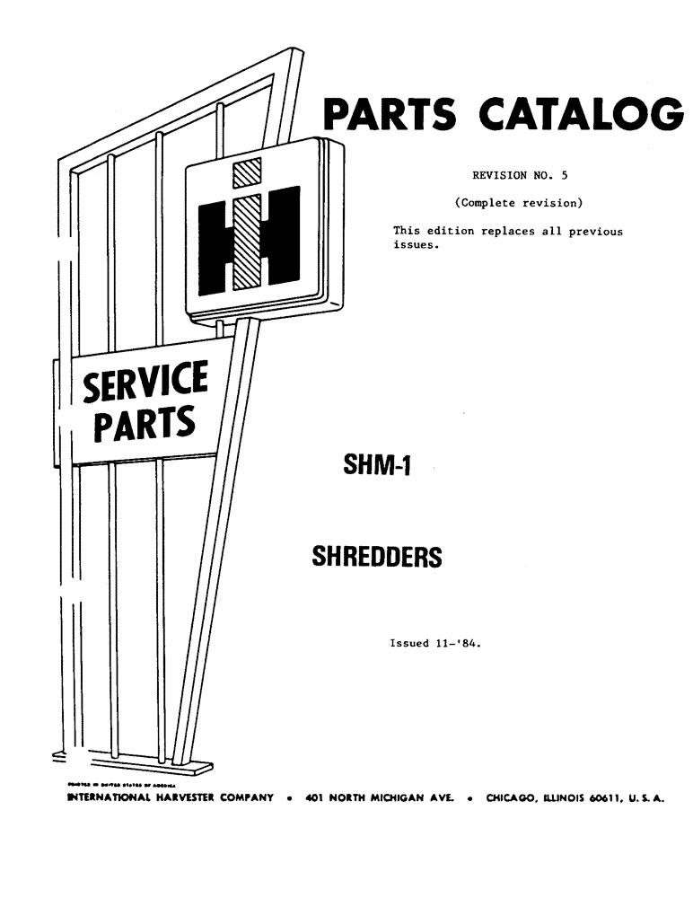 Схема запчастей Case IH 50 - (1-A) - PARTS CATALOG 
