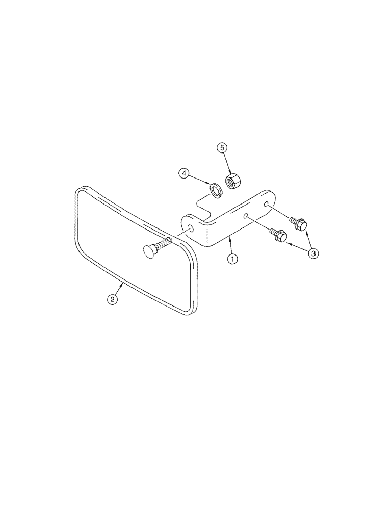Схема запчастей Case IH 2388 - (09G-22) - CAB - MIRROR, REAR VIEW - INTERIOR (10) - CAB & AIR CONDITIONING