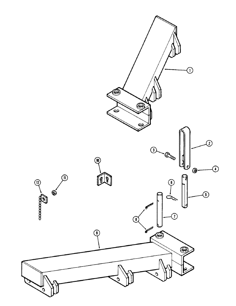 Схема запчастей Case IH 513V - (12) - EXTENSIONS, DOUBLE SHANK 