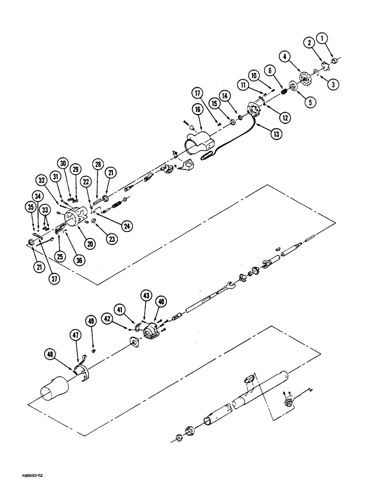 Схема запчастей Case IH STEIGER - (5-04) - STEERING COLUMN ASSEMBLY (05) - STEERING
