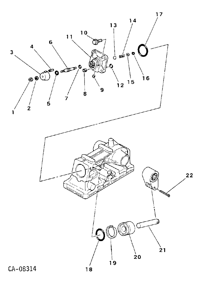 Схема запчастей Case IH 234 - (10-20) - HYDRAULICS, HYDRAULIC CYLINDER, 234 (07) - HYDRAULICS