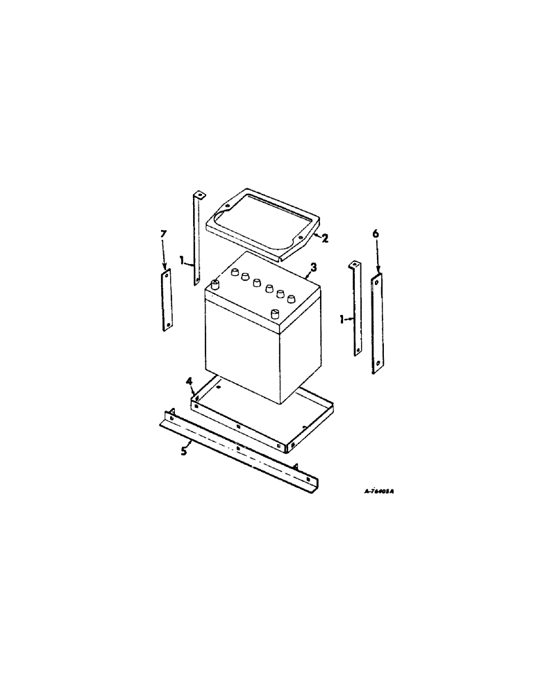 Схема запчастей Case IH 915 - (G-26) - ELECTRICAL SYSTEM, BATTERY AND SUPPORTS, GASOLINE OR LP GAS ENGINE (06) - ELECTRICAL SYSTEMS