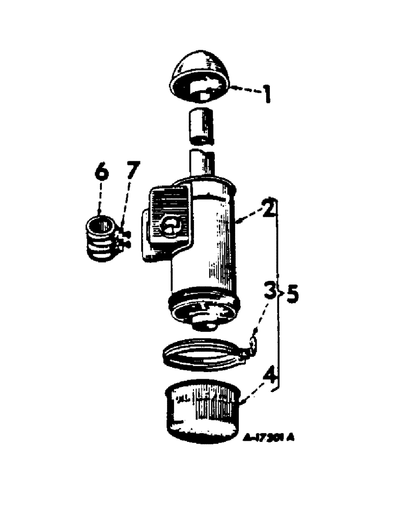 Схема запчастей Case IH 100 - (12-02) - POWER, AIR CLEANER AND CONNECTIONS, DONALDSON Power