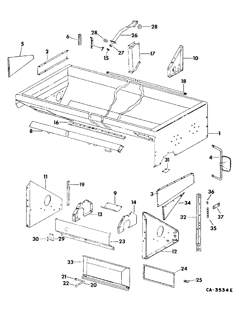 Схема запчастей Case IH 915 - (26-01) - GRAIN TANK Grain Tank