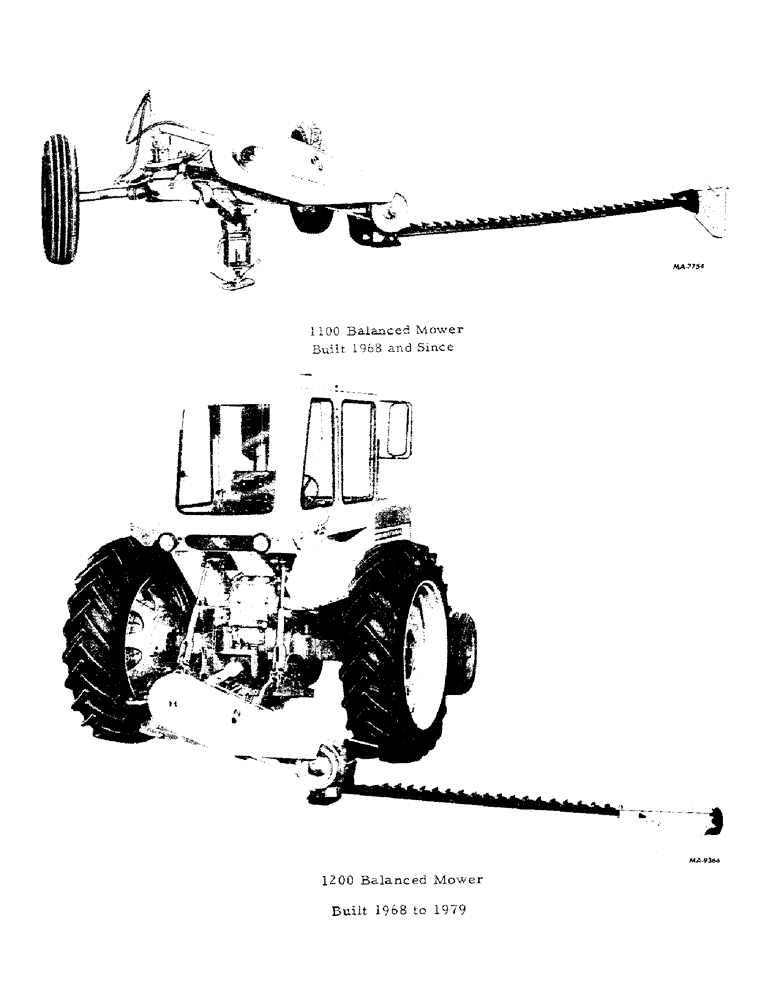 Схема запчастей Case IH 1200 - (L-02) - 1100, 1200 BALANCED MOWER 