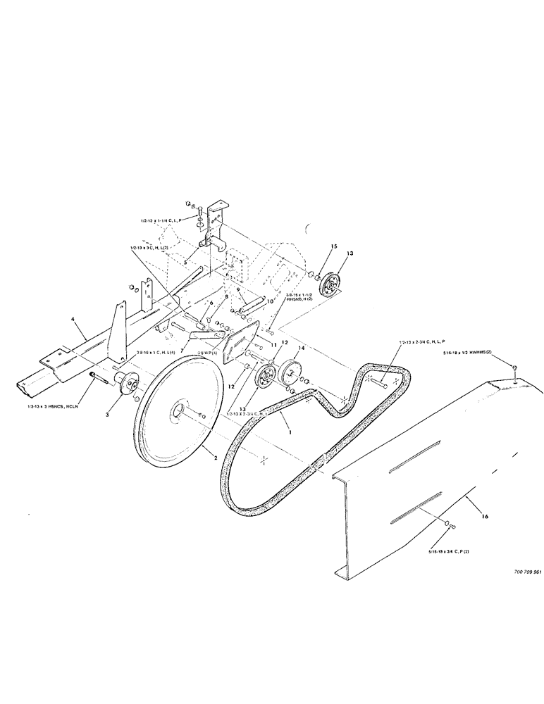 Схема запчастей Case IH 8830 - (68) - REEL DRIVE ASSEMBLY (58) - ATTACHMENTS/HEADERS