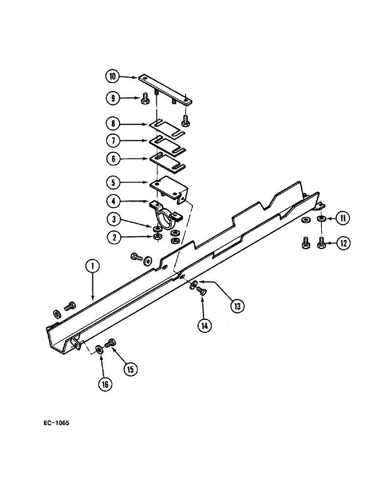 Схема запчастей Case IH 248 - (6-608) - DRIVE SHAFT SHIELD - 4 WHEEL DRIVE, 258, 485, 585: 18001- (06) - POWER TRAIN