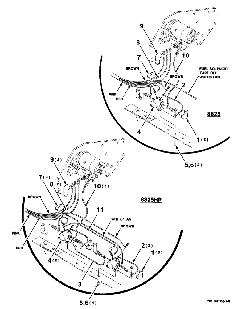 Схема запчастей Case IH 8825 - (04-04) - SOLENOID AND MOUNTING ASSEMBLIES, SERIAL NUMBER CFH127600 AND LATER (04) - ELECTRICAL SYSTEMS