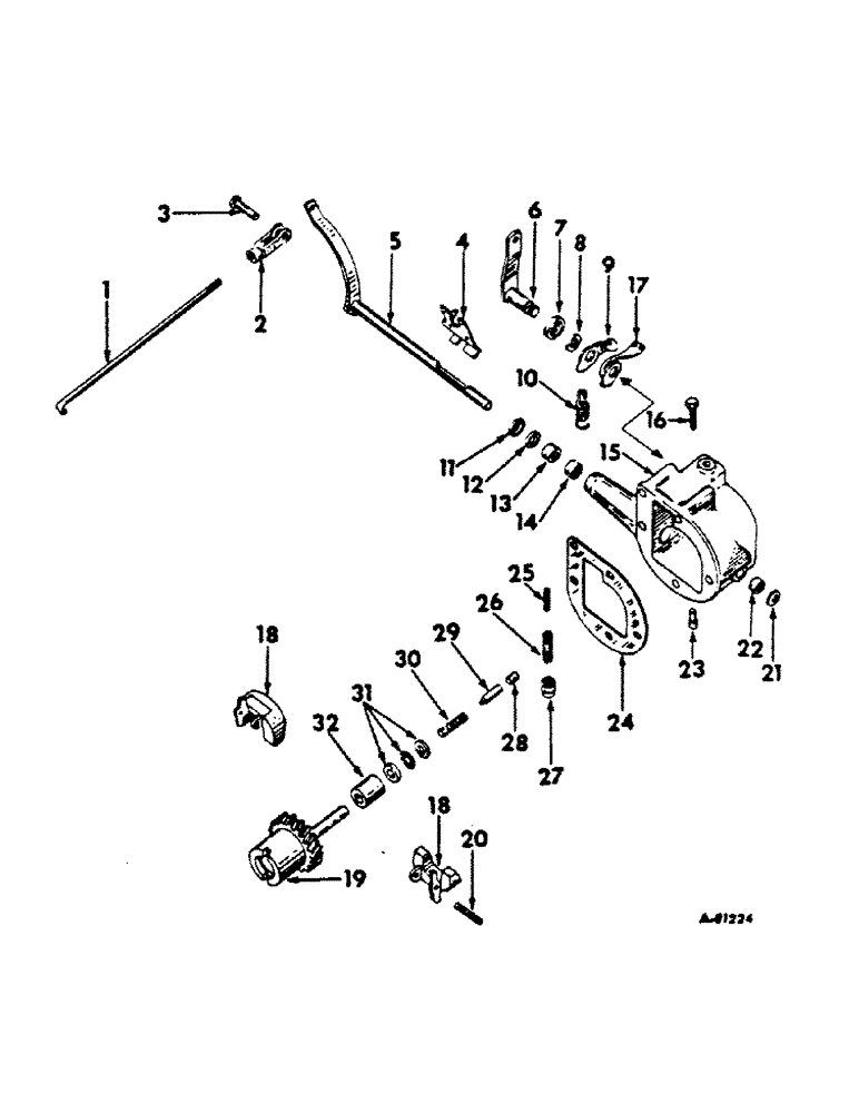 Схема запчастей Case IH C-153 - (E-33) - GOVERNOR 