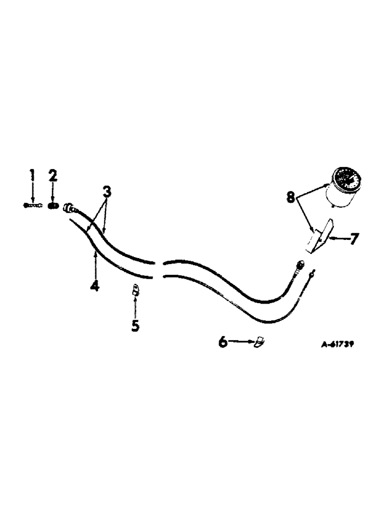 Схема запчастей Case IH 606 - (170) - ENGINE CONTROLS, INSTRUMENTS, AND INSTRUMENT PANEL, TACHOMETER Engine Controls