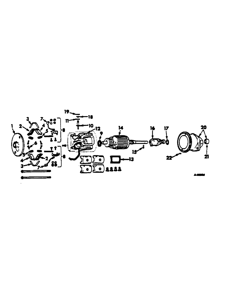 Схема запчастей Case IH 140 - (08-12) - ELECTRICAL, CRANKING MOTOR, DELCO-REMY, 12 VOLT, 140 SERIES TRACTOR W/ SERIAL NO. 26801 & ABOVE (06) - ELECTRICAL