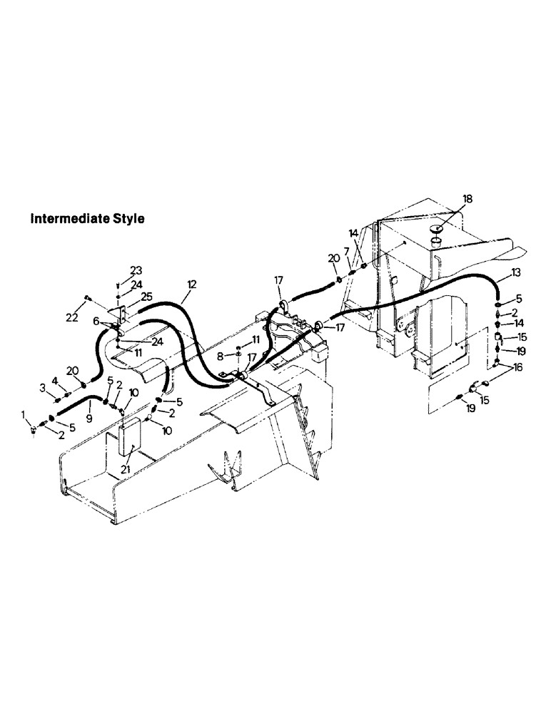 Схема запчастей Case IH PT225 - (07-02) - FUEL SYSTEM, CAT 3306 ENGINE (02) - FUEL SYSTEM