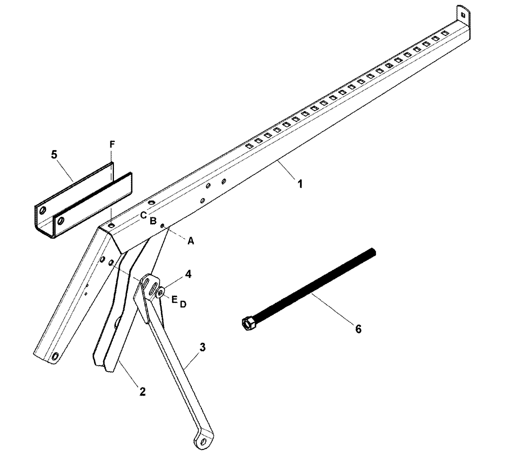 Схема запчастей Case IH 1052 - (09-35) - EUROPEAN HEADER UPGRADES REEL SUPPORT ARMS & RELATED PARTS (09) - CHASSIS