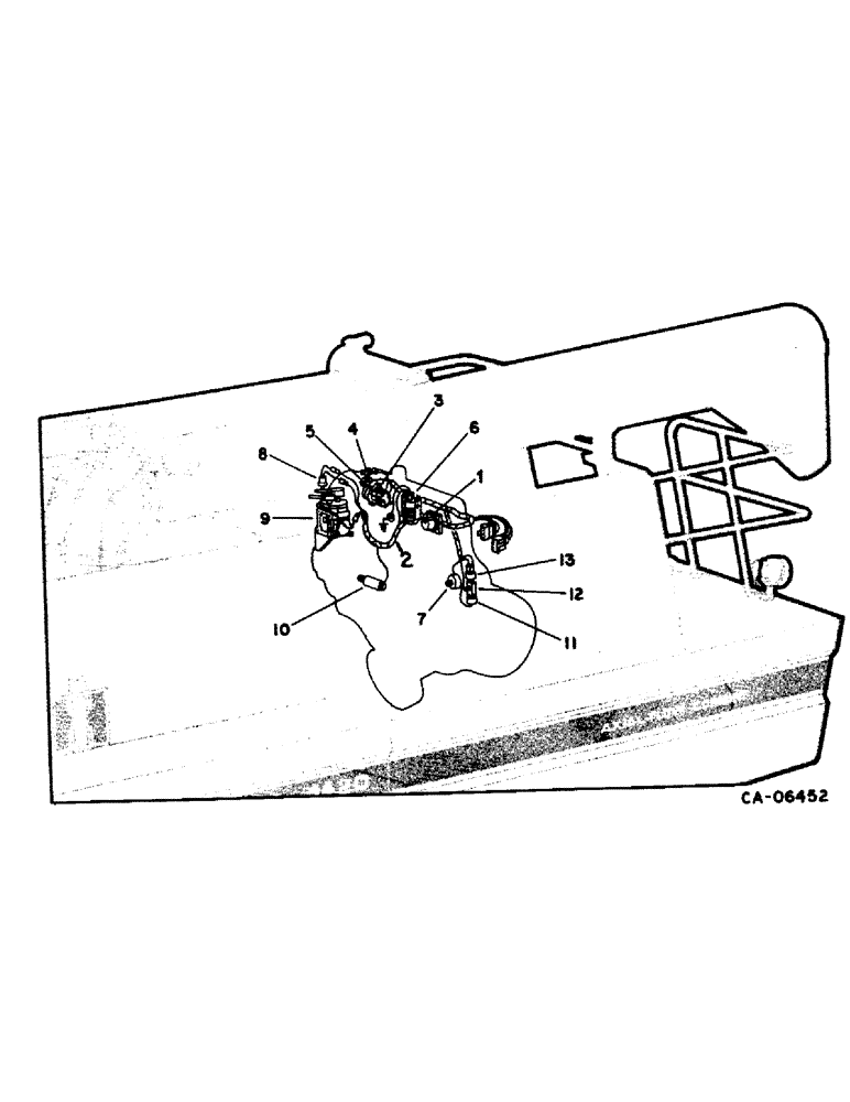 Схема запчастей Case IH 1420 - (08-05) - ELECTRICAL, WIRING DIAGRAM, ENGINE (06) - ELECTRICAL