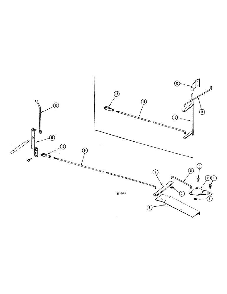 Схема запчастей Case IH 1010 - (436) - A284 G-F, A284 LP-F ENGINES, THROTTLE CONTROL (10) - ENGINE