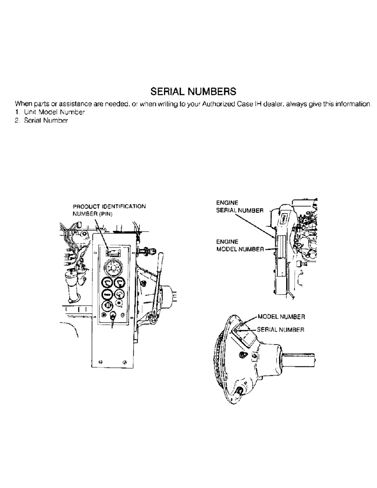 Схема запчастей Case IH 4390 - (052) - SERIAL NUMBERS 