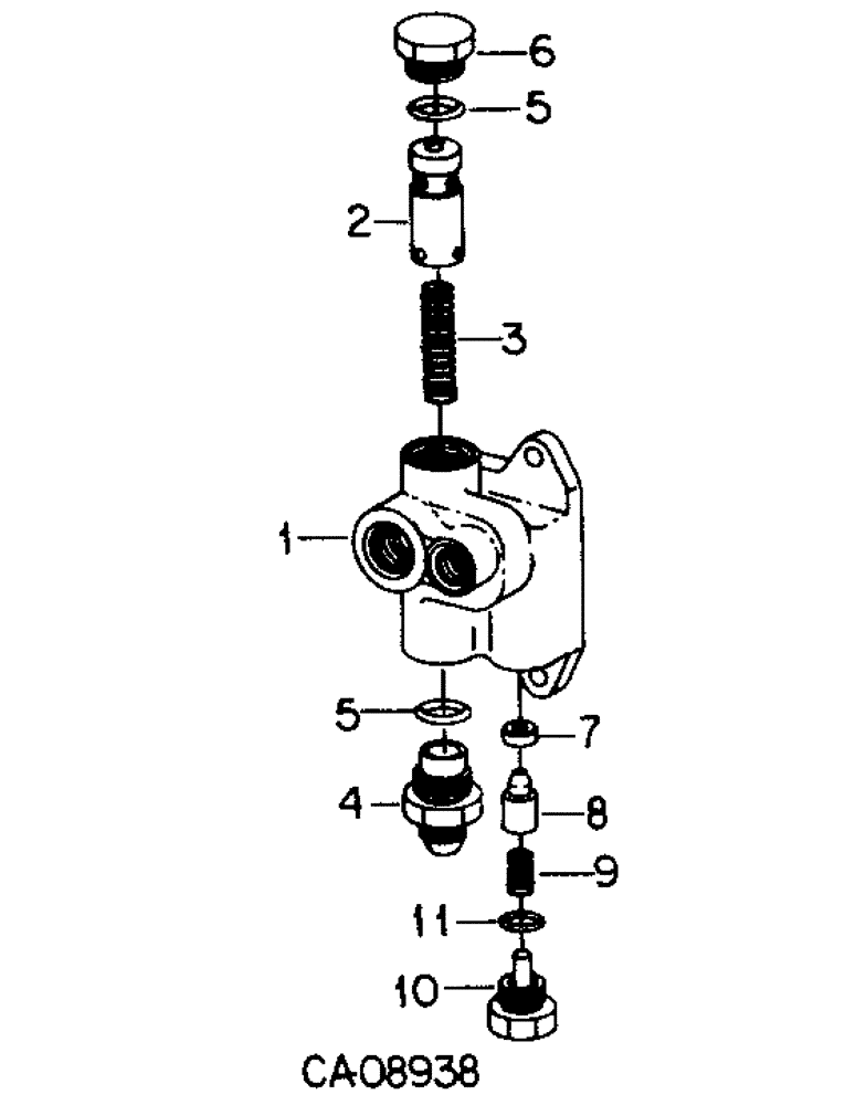 Схема запчастей Case IH 7288 - (10-16) - HYDRAULICS, FLOW DIVIDER VALVE ASSY (07) - HYDRAULICS