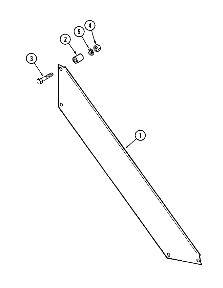 Схема запчастей Case IH 1010 - (9A-06) - 5 BAT REEL, REEL END GUARD (58) - ATTACHMENTS/HEADERS