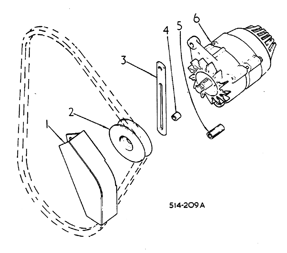Схема запчастей Case IH 884 - (08-008) - ALTERNATOR AND CONNECTIONS (06) - ELECTRICAL