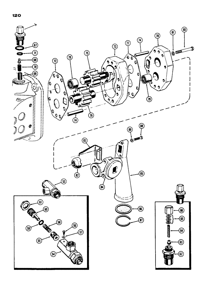 Схема запчастей Case IH 930-SERIES - (120) - A23384 HYDRAULIC PUMP, CONTINUED (08) - HYDRAULICS