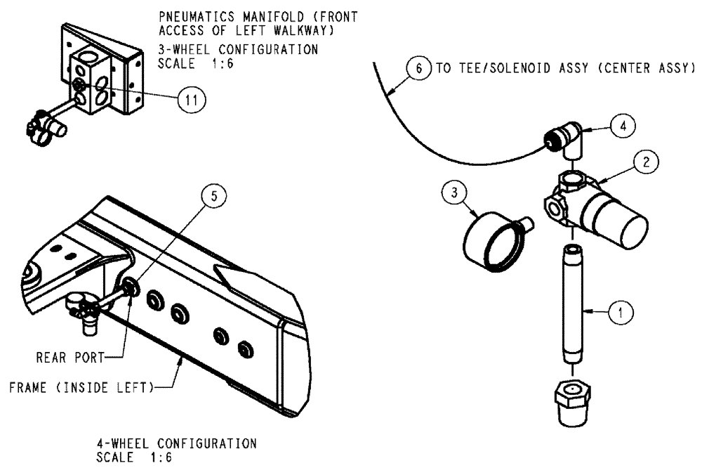 Схема запчастей Case IH TITAN 4520 - (10-013) - FOAM MARKER, BARE CHASSIS Options