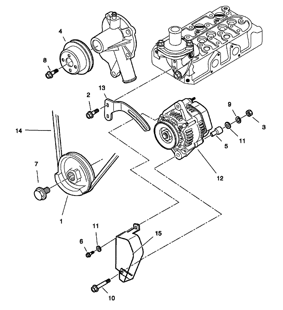 Схема запчастей Case IH SCOUT XL - (55.301.01[01]) - 60-AMP ALTERNATOR - DIESEL ENGINE (55) - ELECTRICAL SYSTEMS