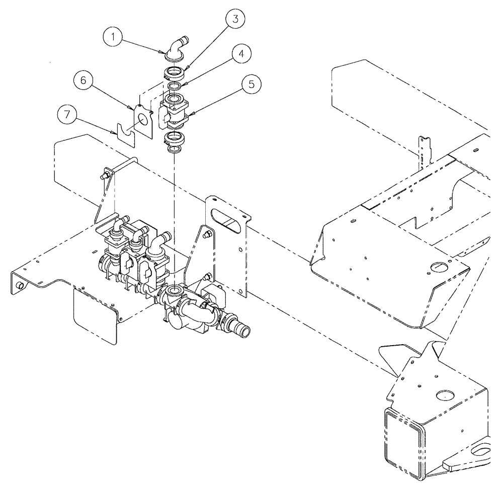 Схема запчастей Case IH SPX4260 - (280) - CHEMICAL INDUCTOR PACKAGE (78) - SPRAYING