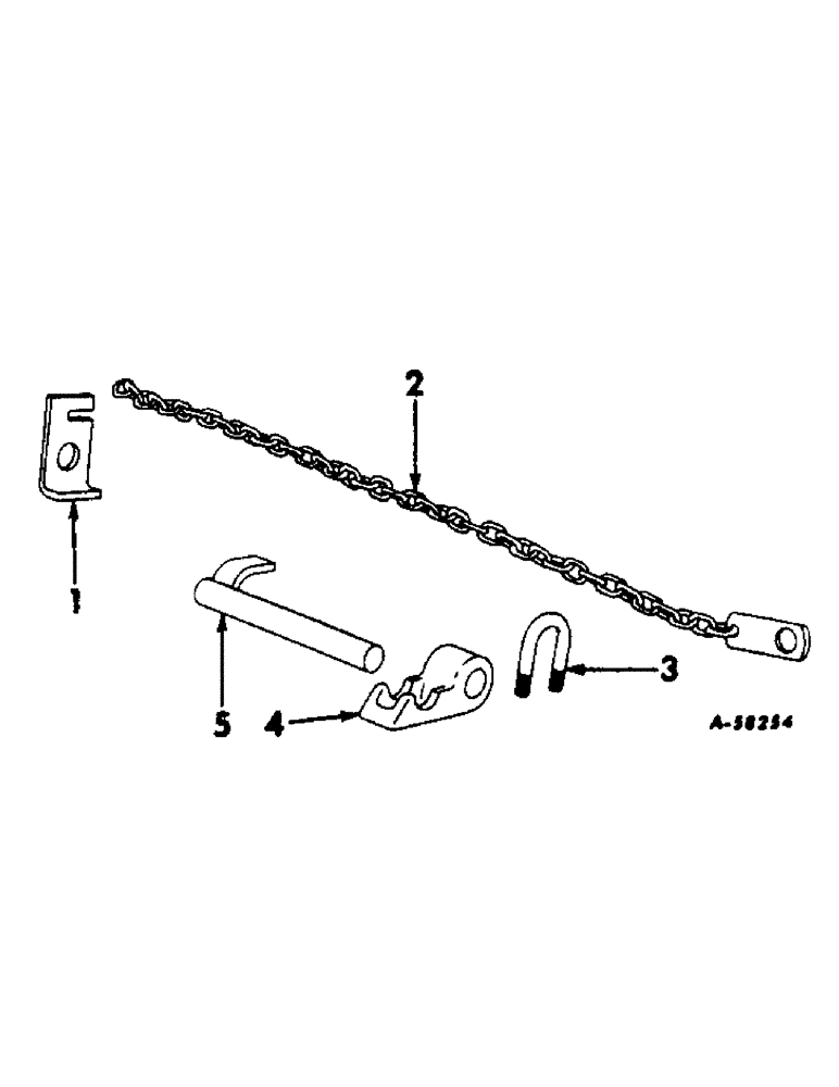 Схема запчастей Case IH 266 - (R-09[A]) - DEPTH CHAIN AND STOPS 