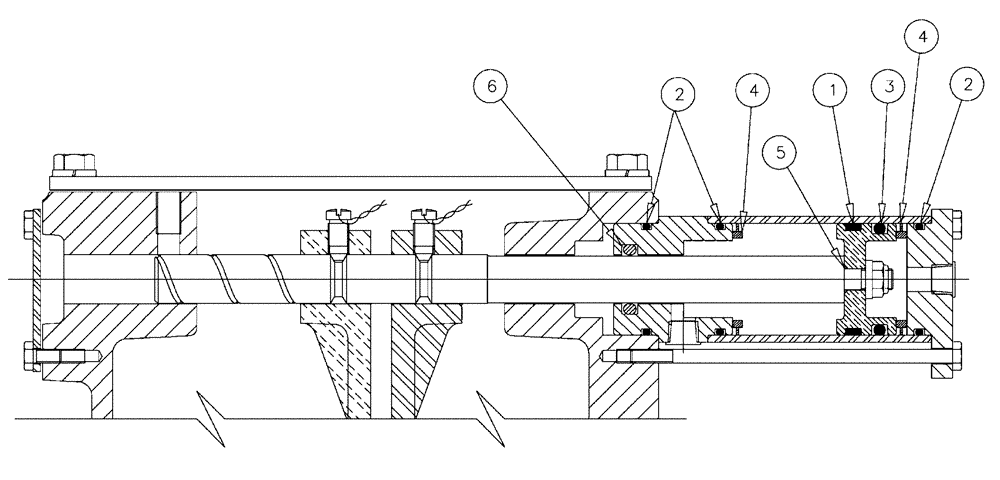 Схема запчастей Case IH FLX4510 - (03-006) - AIR SHIFT CYLINDER, SEAL KIT (03) - TRANSMISSION