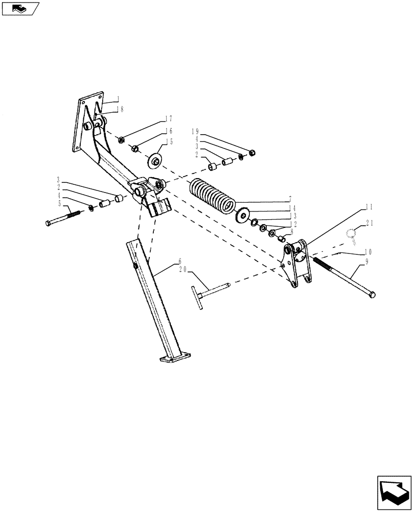 Схема запчастей Case IH 870 - (75.200.16) - DOUBLE EDGE REEL ASSEMBLY (75) - SOIL PREPARATION