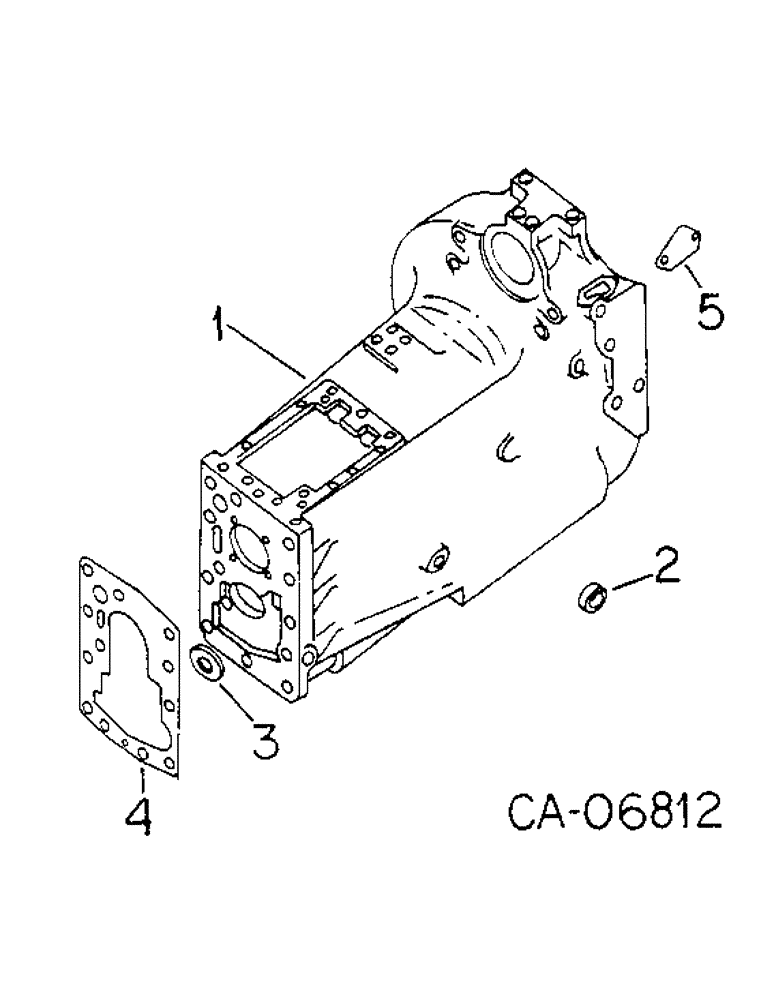 Схема запчастей Case IH 3788 - (07-02) - DRIVE TRAIN, CLUTCH HOUSING (04) - Drive Train
