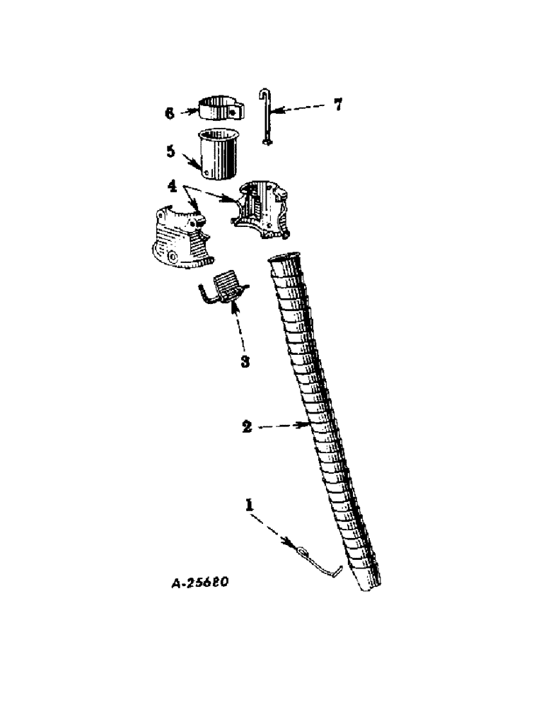 Схема запчастей Case IH 409 - (AF-09) - STREAM DIVIDER 