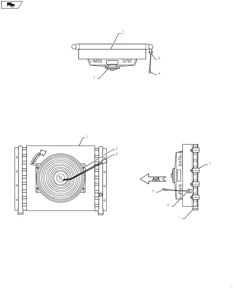 Схема запчастей Case IH 1240 - (35.752.02) - HYDRAULIC OIL COOLER 87618983 (35) - HYDRAULIC SYSTEMS