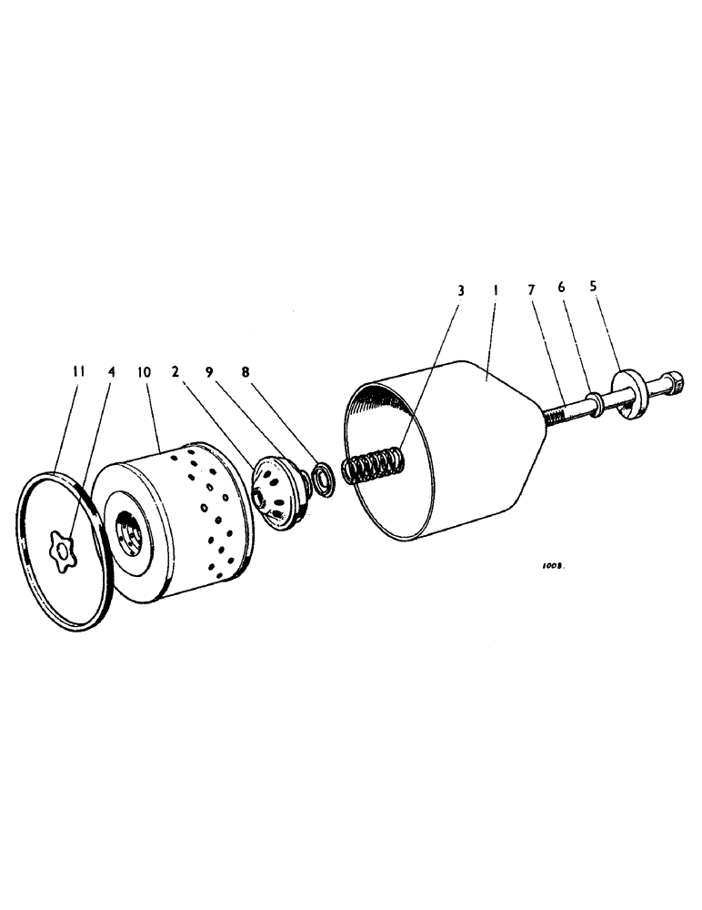 Схема запчастей Case IH 1212 - (A18) - ENGINE, OIL FILTER, 990, 995, 996, 1210 AND 1212 TRACTORS (01) - ENGINE