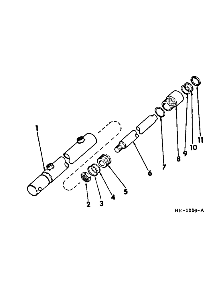 Схема запчастей Case IH 275 - (F-66) - HYDRAULIC SYSTEM, REEL LIFT MASTER HYDRAULIC CYLINDER (07) - HYDRAULIC SYSTEM