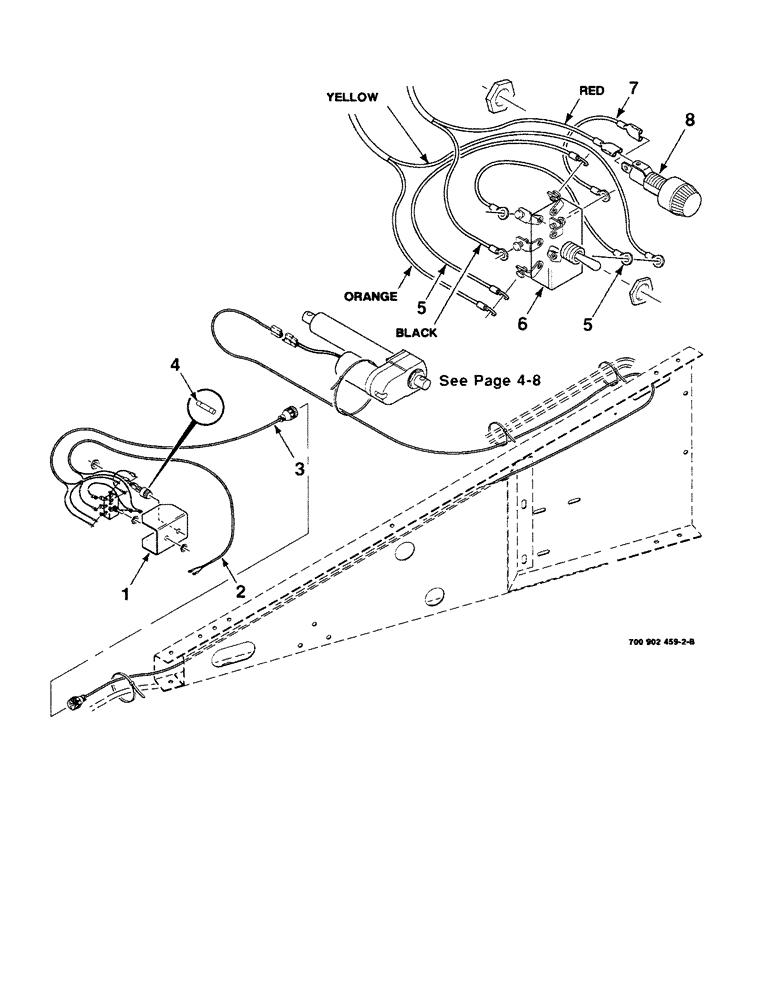 Схема запчастей Case IH 8430 - (9-20) - ELECTRIC THREADER KIT - CONTINUED Decals & Attachments