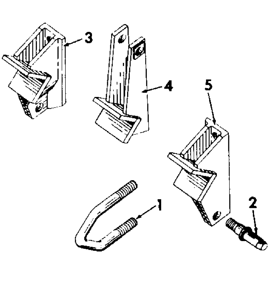 Схема запчастей Case IH 463 - (V-02[B]) - THREE POINT HITCH CATEGORY II, 1958 TO 1961 