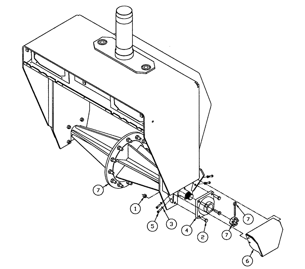 Схема запчастей Case IH FLX3300B - (04-001) - FRONT AXLE ASSEMBLY Frame & Suspension