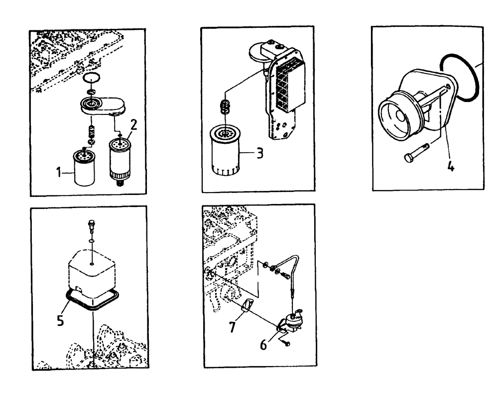 Схема запчастей Case IH AUSTOFT - (C01-01) - ENGINE PARTS Engine & Engine Attachments