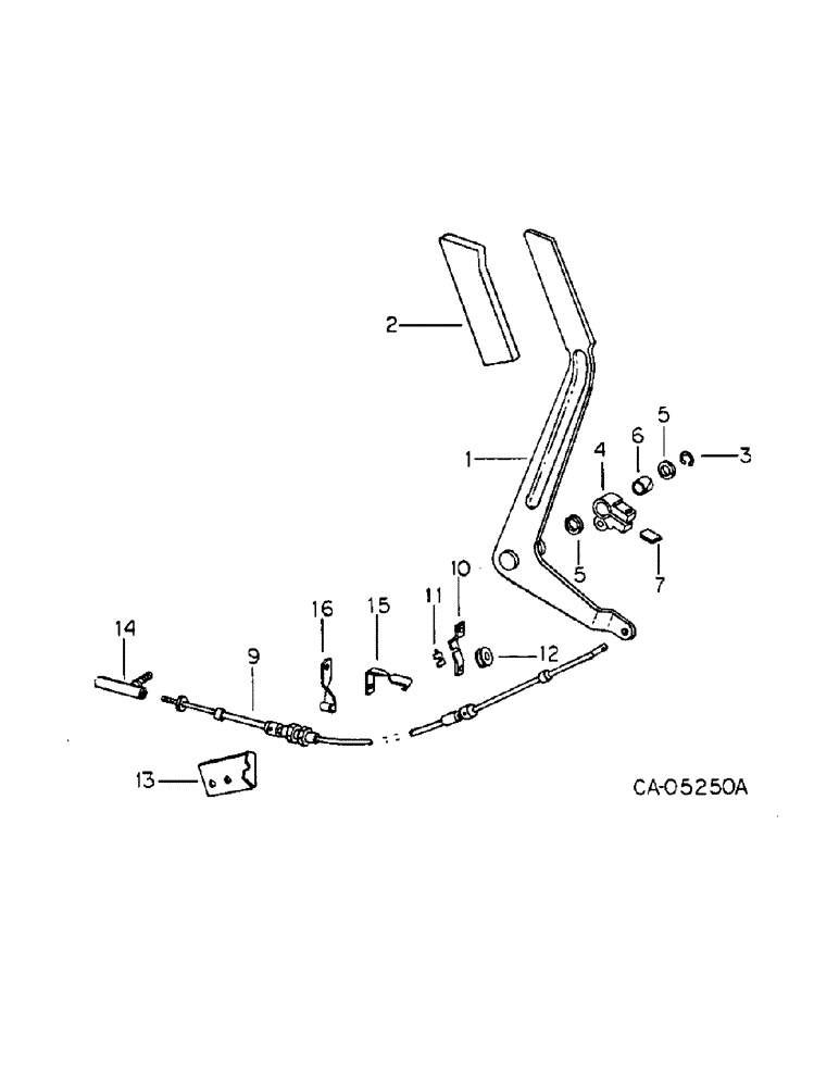 Схема запчастей Case IH HYDRO 186 - (12-07) - POWER, GOVERNOR, CHOKE AND FUEL SHUT-OFF CONTROLS Power