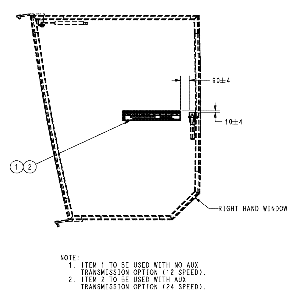 Схема запчастей Case IH TITAN 3020 - (09-005) - DECAL GROUP, SPEED (13) - DECALS