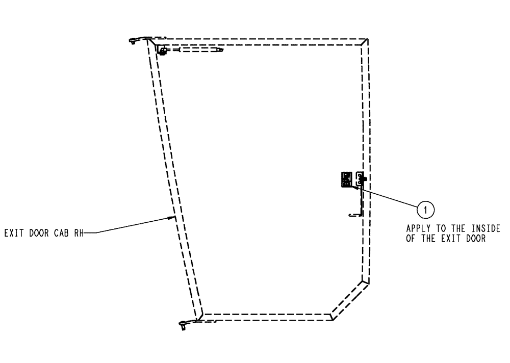 Схема запчастей Case IH TITAN 3020 - (09-008) - DECAL, CAB GROUP (13) - DECALS