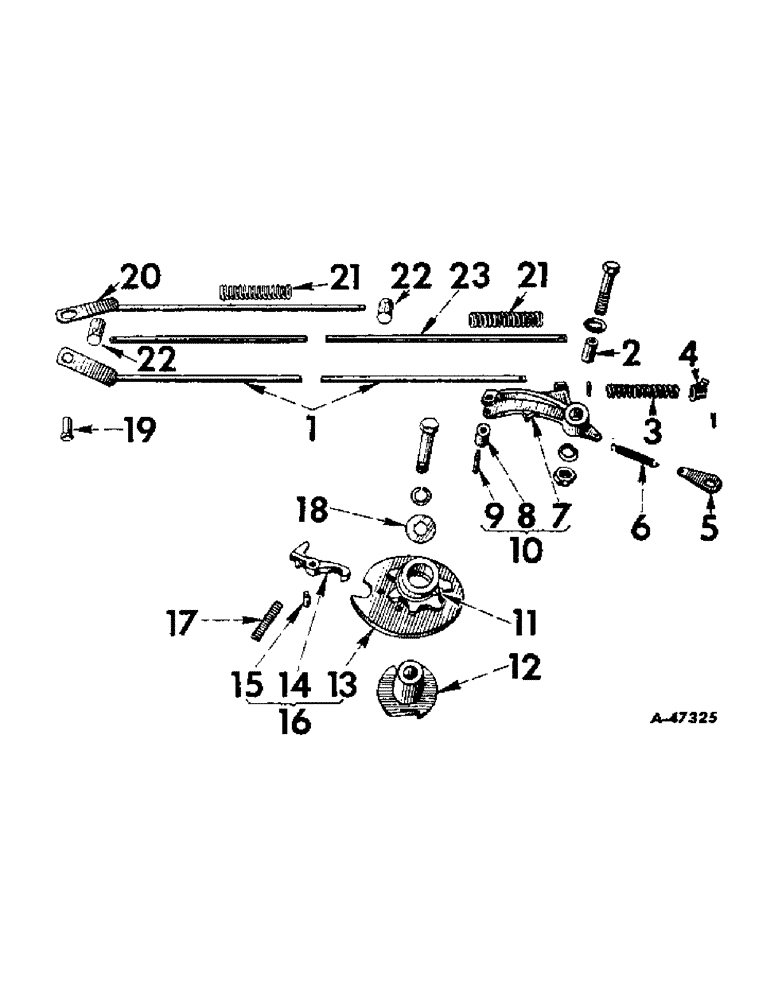 Схема запчастей Case IH 409 - (AF-06) - DRIVE AND THROW-OUT UNIT 