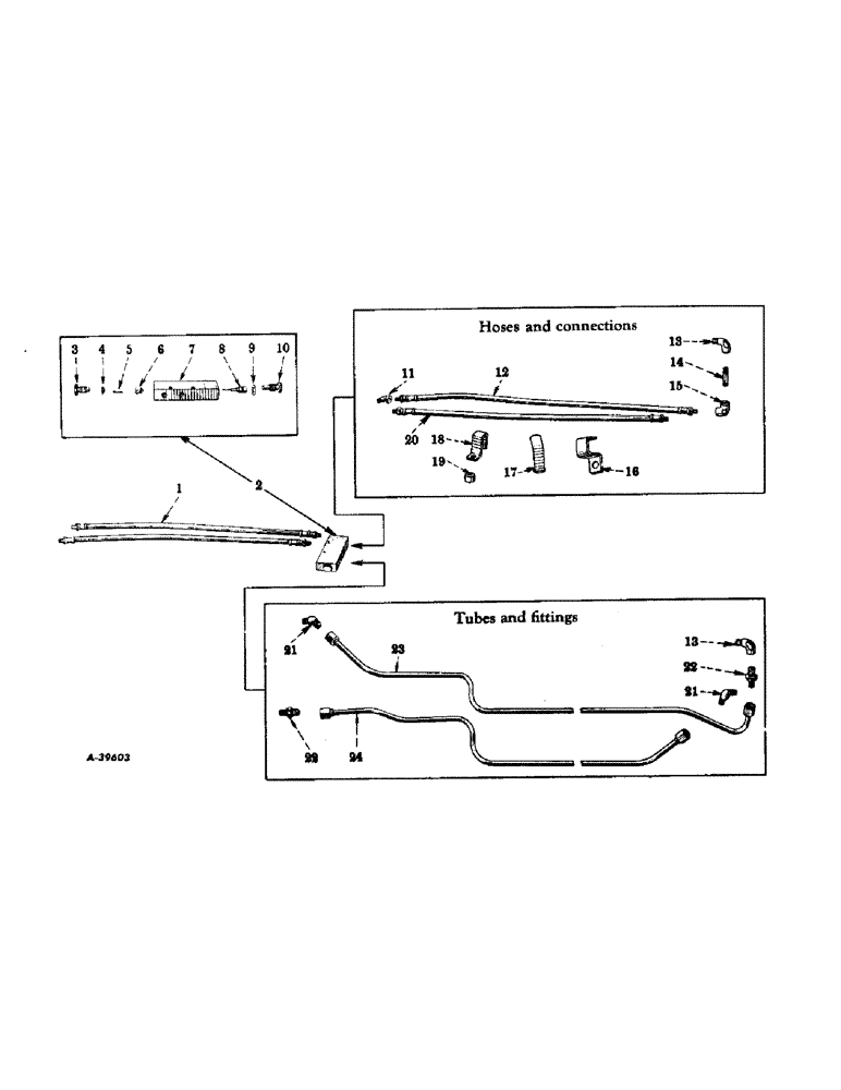 Схема запчастей Case IH 230 - (310) - ATTACHMENTS, FAST-HITCH, SPECIAL, FARMALL 200 TRACTORS Attachments