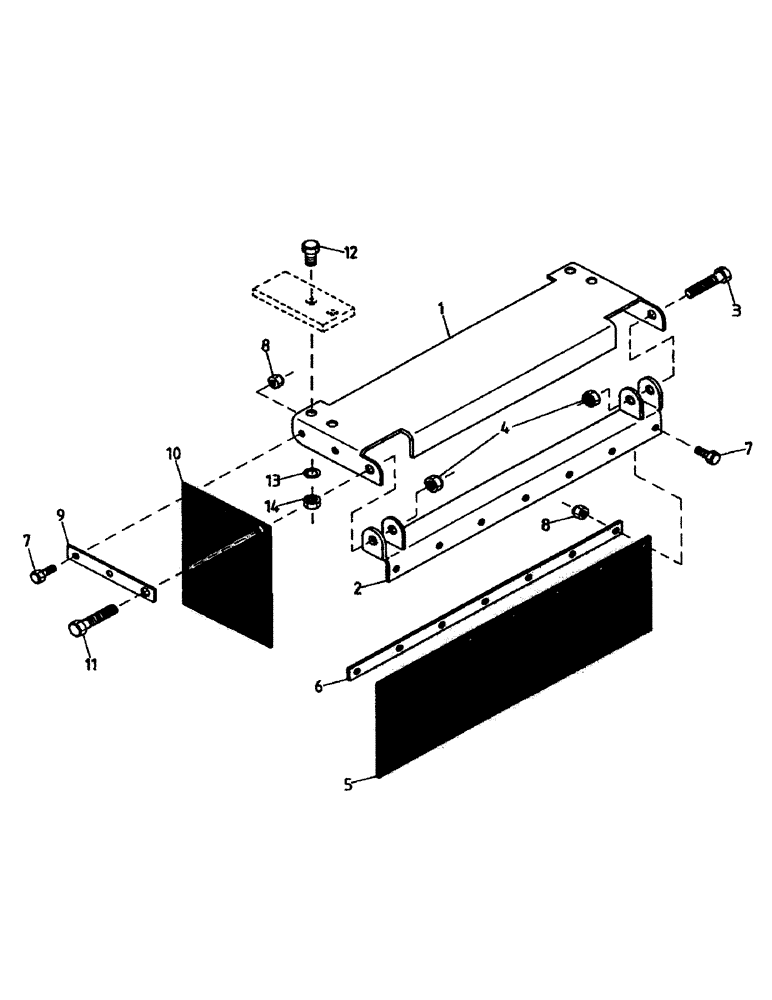 Схема запчастей Case IH 7000 - (A01-05) - STONE GUARDS, 7000 Mainframe & Functioning Components