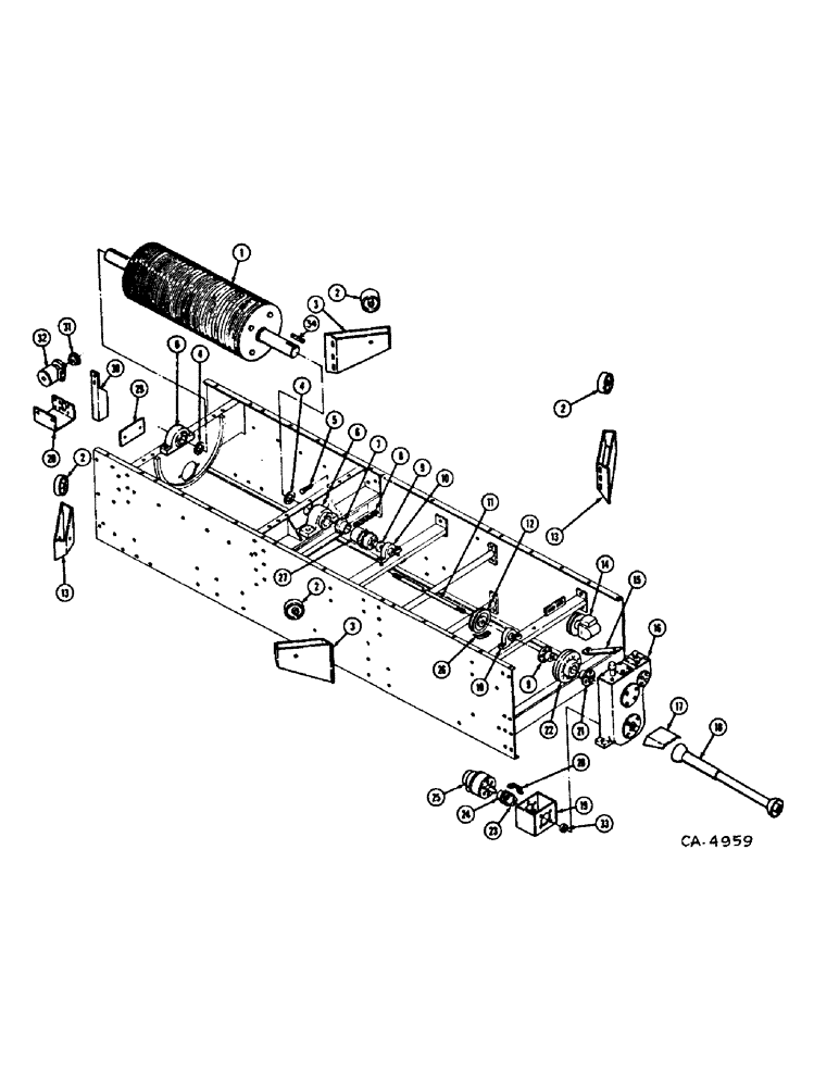 Схема запчастей Case IH 750 - (E-20) - DRIVE PARTS 