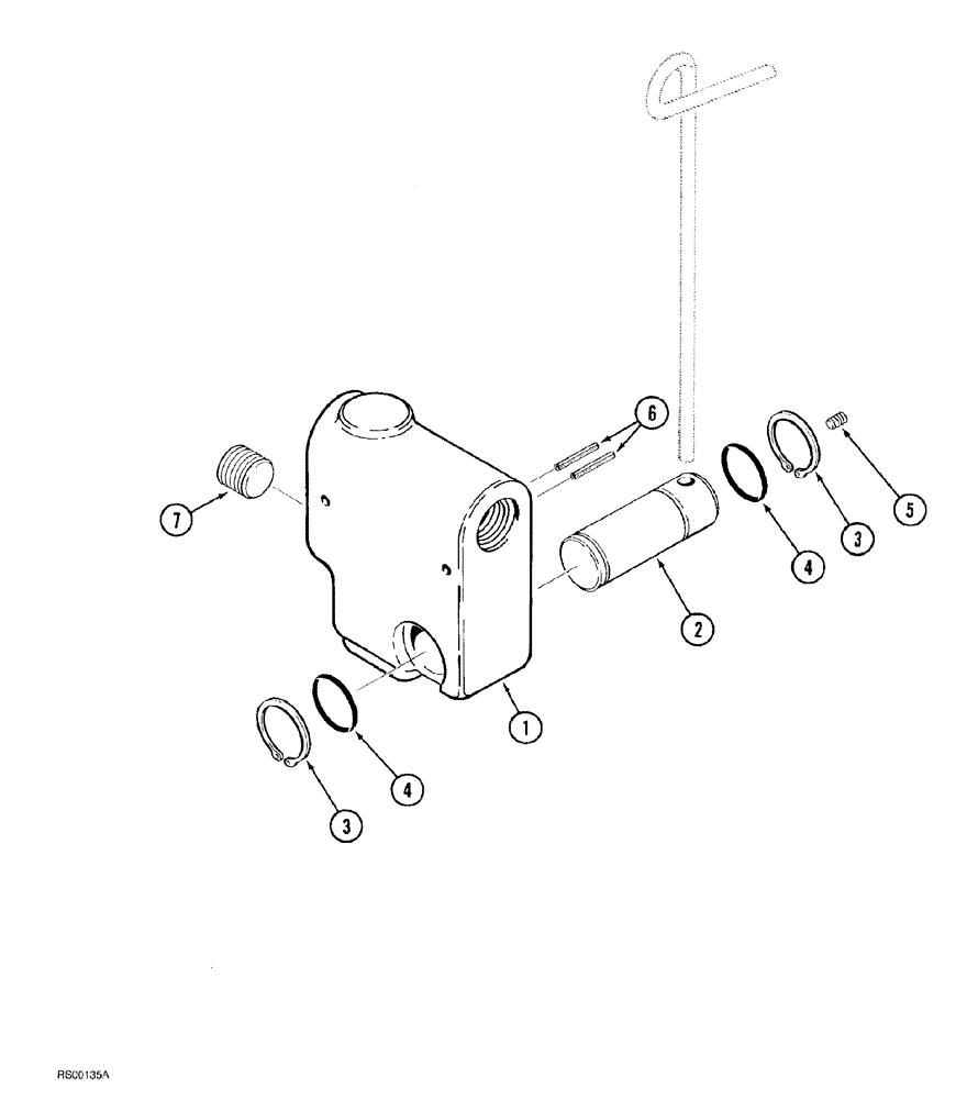 Схема запчастей Case IH 1500-SERIES - (08-14) - FLOW CONTROL VALVE 